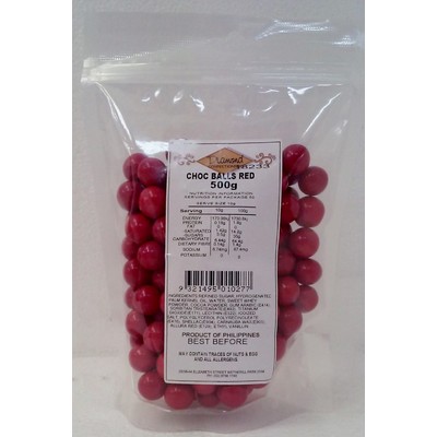 Red Chocolate Balls 500g Pk 1