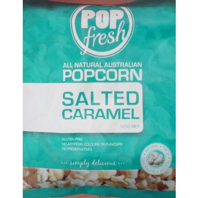 Salted Caramel Flavoured Popcorn (125g) Pk 1