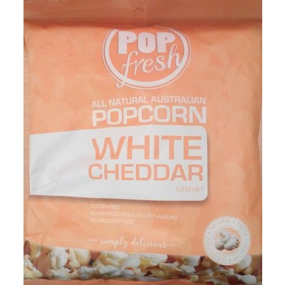 White Cheddar Flavoured Popcorn (100g) Pk 1