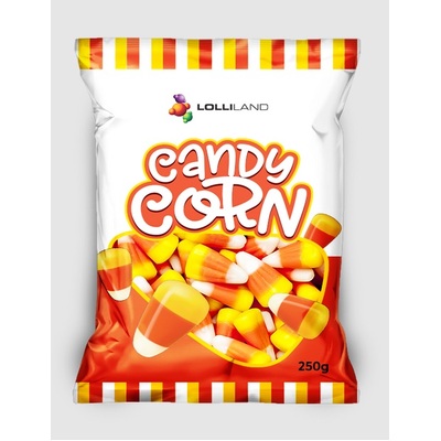 Halloween Candy Corn Confectionery 250gm (Pk 1)