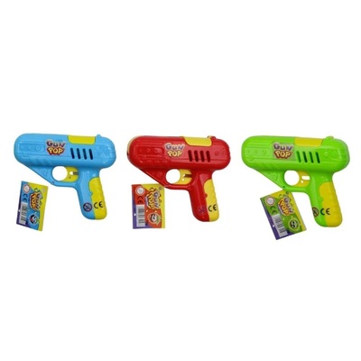 Assorted Gun Pop Novelty Lollipop 10gm (Pk 12)
