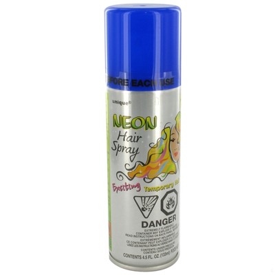 Neon Blue Hairspray 133ml (Pk 1) 