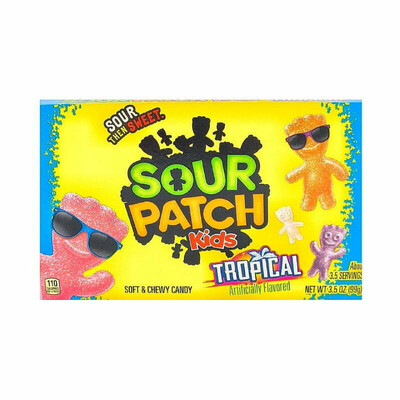 Sour Patch Kids Tropical Candy Theatre Box 99g (Pk 1)