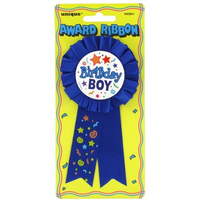 Award Ribbon Birthday Boy Pk1 