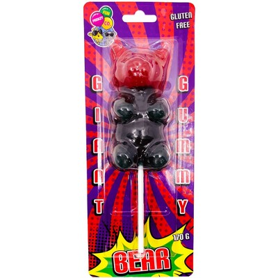 Giant Gummy Bear Lollipop 170gms