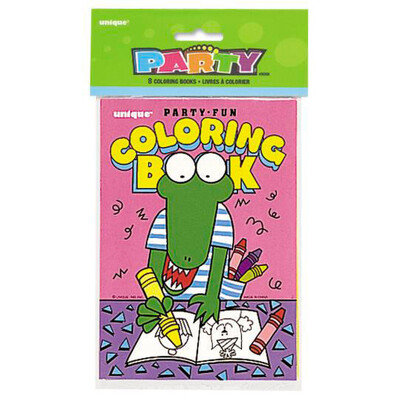 Colouring Book Party Favours (Pk 8)