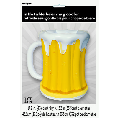 Inflatable Beer Mug Cooler (43.6cmx33.5cm) Pk 1