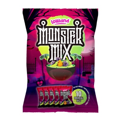 Halloween Monster Mix Lollies 10 Pack (250g)