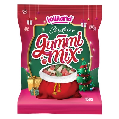Christmas Gluten Free Gummi Lollies Mix 150g