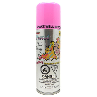 Pastel Pink Hairspray 133ml (Pk 1) 