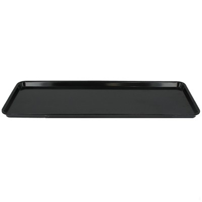 Platter Rectangular Melamine Black 390x150mm Pk1 