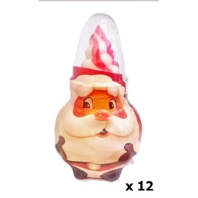 Happy Santa Dip & Lick Christmas Novelty Lollipop 50g Pk 12