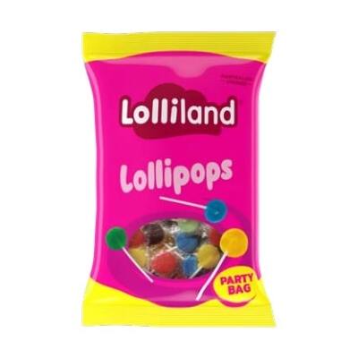 Mixed Flat Lollipops Party Bag 600g