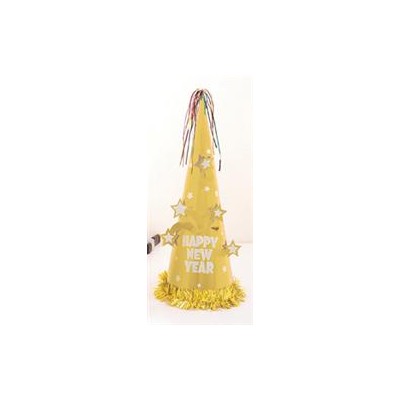 Starburst Foil New Years Giant Hat (Assorted Colours) Pk 1