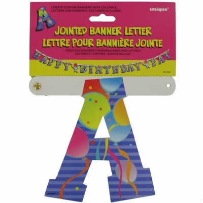Banner Jointed Letter A Pk1 