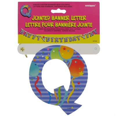 Banner Jointed Letter Q Pk1 