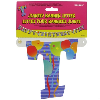 Banner Jointed Letter T Pk1 