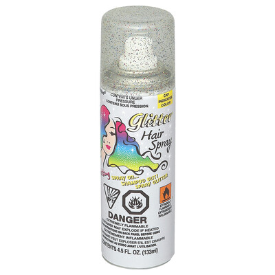 Multi Colour Glitter Hairspray 133ml (Pk 1)