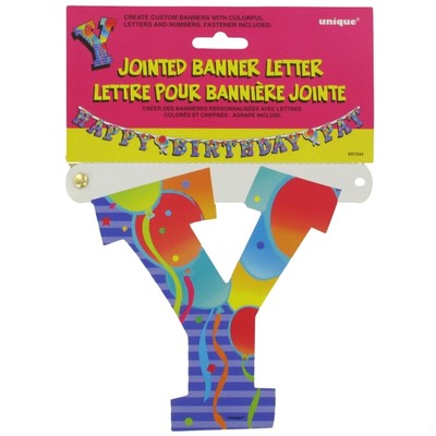 Banner Jointed Letter Y Pk1 