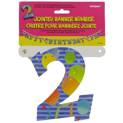 Banner Jointed Number 2 Pk1 
