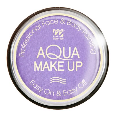 Widmann Lilac Purple Aqua Make-Up Face & Body Paint 10ml | Water-Based Costume Makeup