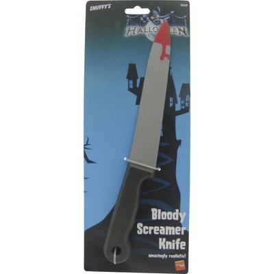 Blood Stained Plastic Knife (33cm) Pk 1