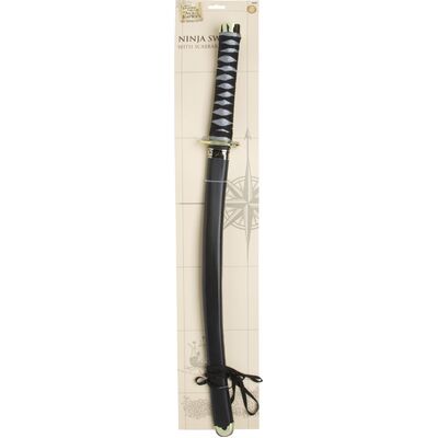 Plastic Ninja Sword and Scabbard 74cm (Pk 1)