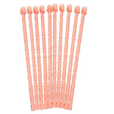 Hens Night Willy Penis Cocktail Stirrers Pk 10