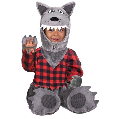 Child Toddler Baby Wolf Halloween Costume (1-2 Yrs)