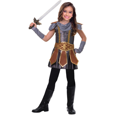 Child Warrior Girl Costume (9-10 Yrs)