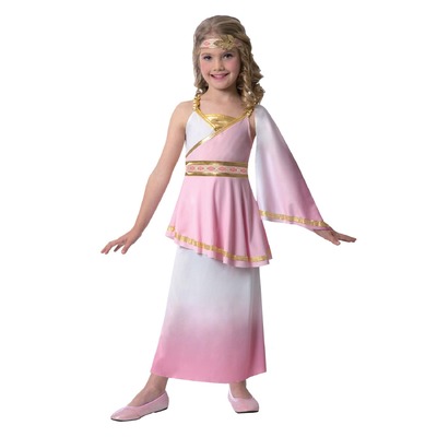 Child Kids Roman Goddess Girls Large Costume