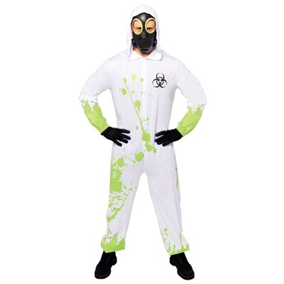 Adult Hazmat Suit Halloween Costume Mens X Large