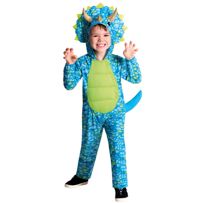 Child Blue Dinosaur Boy Halloween Costume (3-4 Yrs)