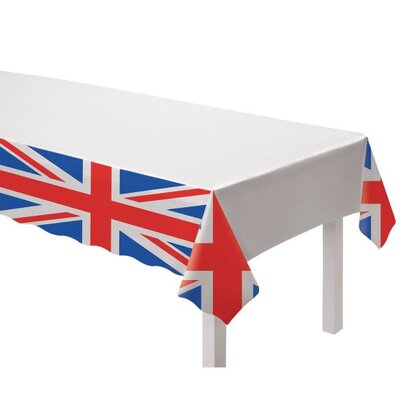British Flag Border Print Paper Tablecover (1.2 x 1.8m)