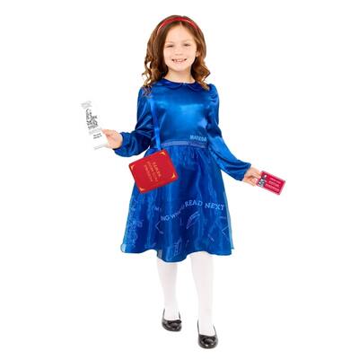Child Matilda Roald Dahl Costume 6-8 Years