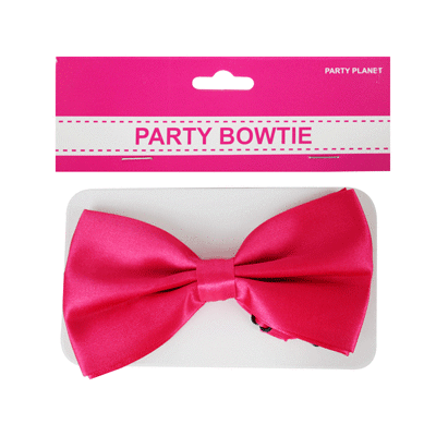 Pink Satin Bowtie Pk 1