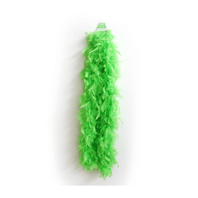 Green Feather Boa (1.5m) Pk 1
