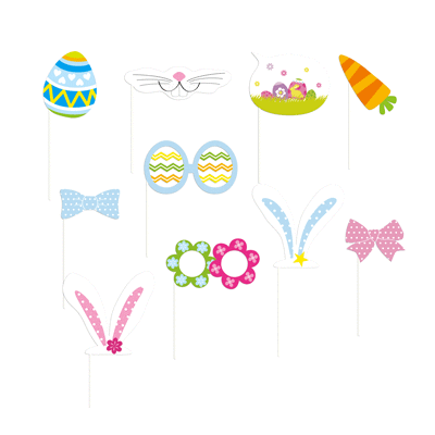 Easter Photo Prop Decorations Pk 10