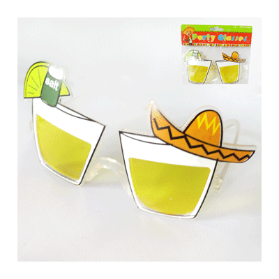 Mexican Fiesta Party Glasses Pk 1
