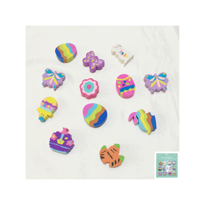 Easter Eraser / Rubber Party Favours Pk 12