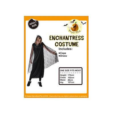 Adult Halloween Enchantress Costume (One Size Fits Most) Pk 1