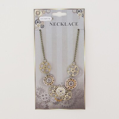 Steampunk Necklace Pk 1