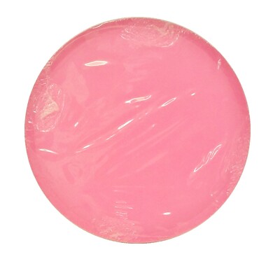 Neon Rose Pink Round Paper Plates (18cm) Pk 12