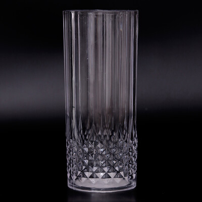 Clear Reusable Plastic Highball Glass Pk 24