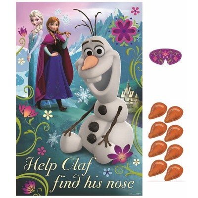 Frozen Party Game (Poster, 8 Stickers & Blindfold) 