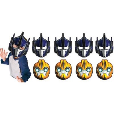 Transformers Cardboard Masks (Assorted Designs) Pk 8