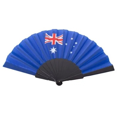 Australia Day Aussie Flag Collapsible Hand Fan