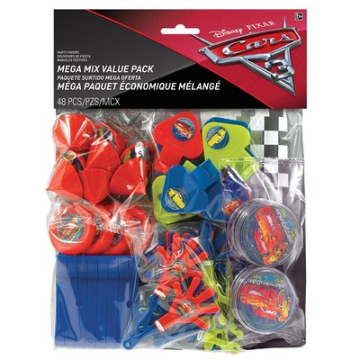 Cars 3 Party Favours Value Pack Pk 48