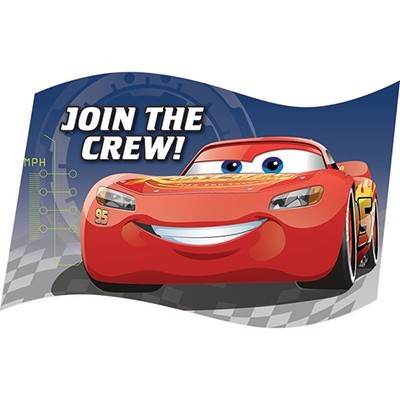 Cars 3 Invitations Pk 8