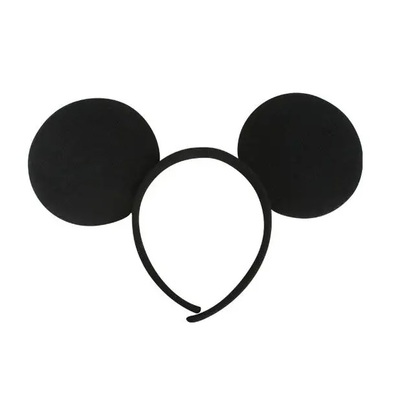 Black Mouse Ears on Headband